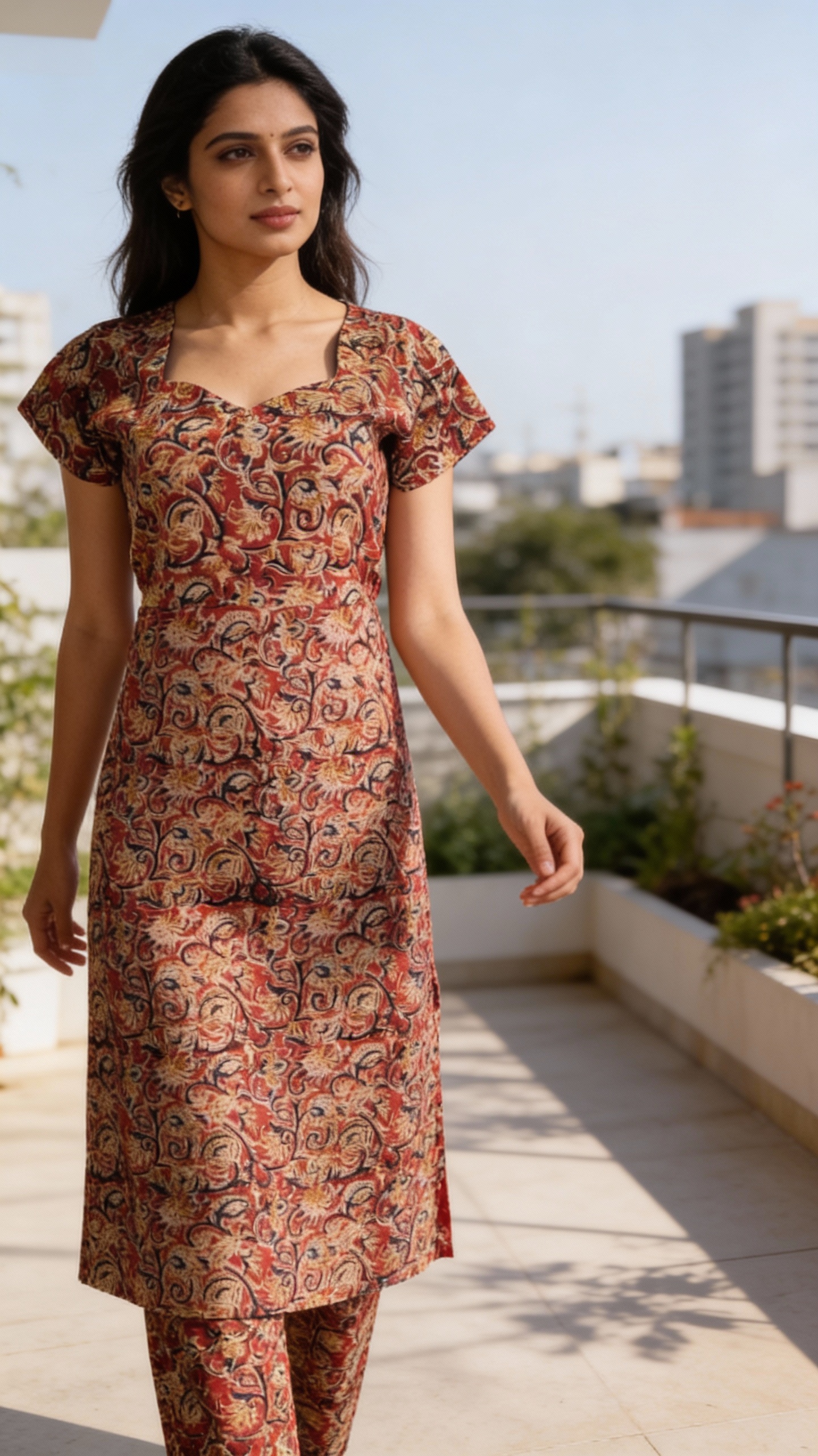 kalamkari coord set kalamkari coord set